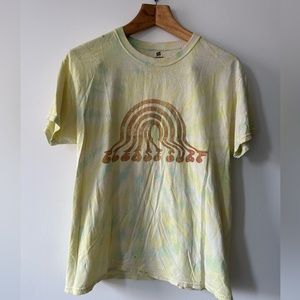Retro tie-died Please surf tee distressed size medium comfy tee